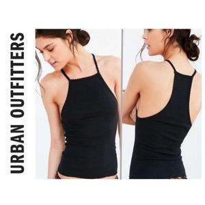 Urban Outfitter Drop Needle High Neck Cami Sm NWOT